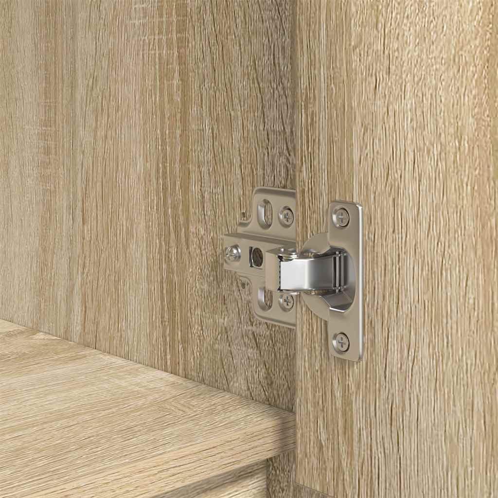 vidaXL Komoda Sonoma Oak 29,5x34x119,5 cm Drewno klejone
