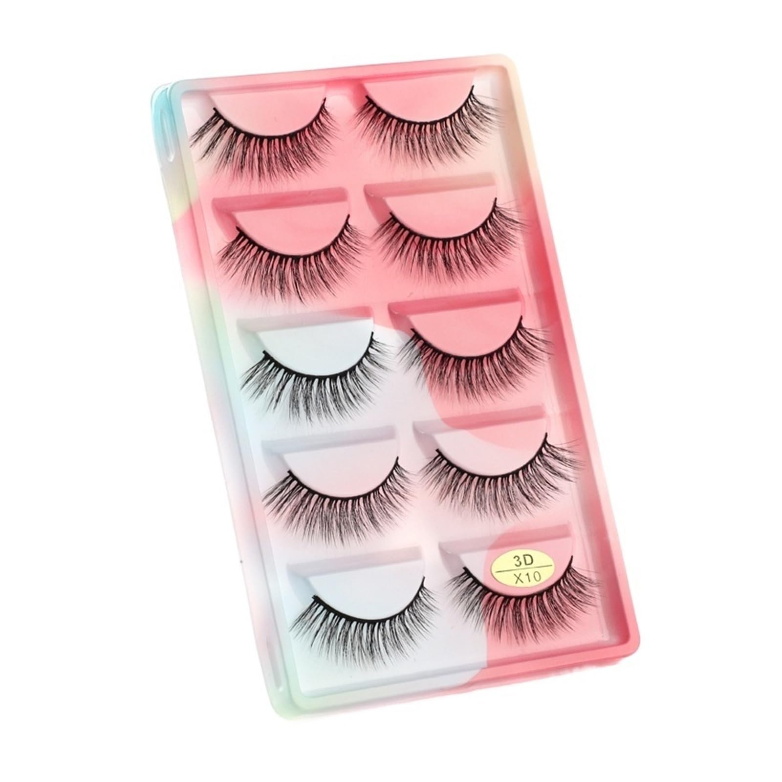 UAMOU Mink Eyelashes 10 50 100 Boxes Wispy 3D Mink Lashes Makeup Natural Long Volume False Eyelashes Bulk