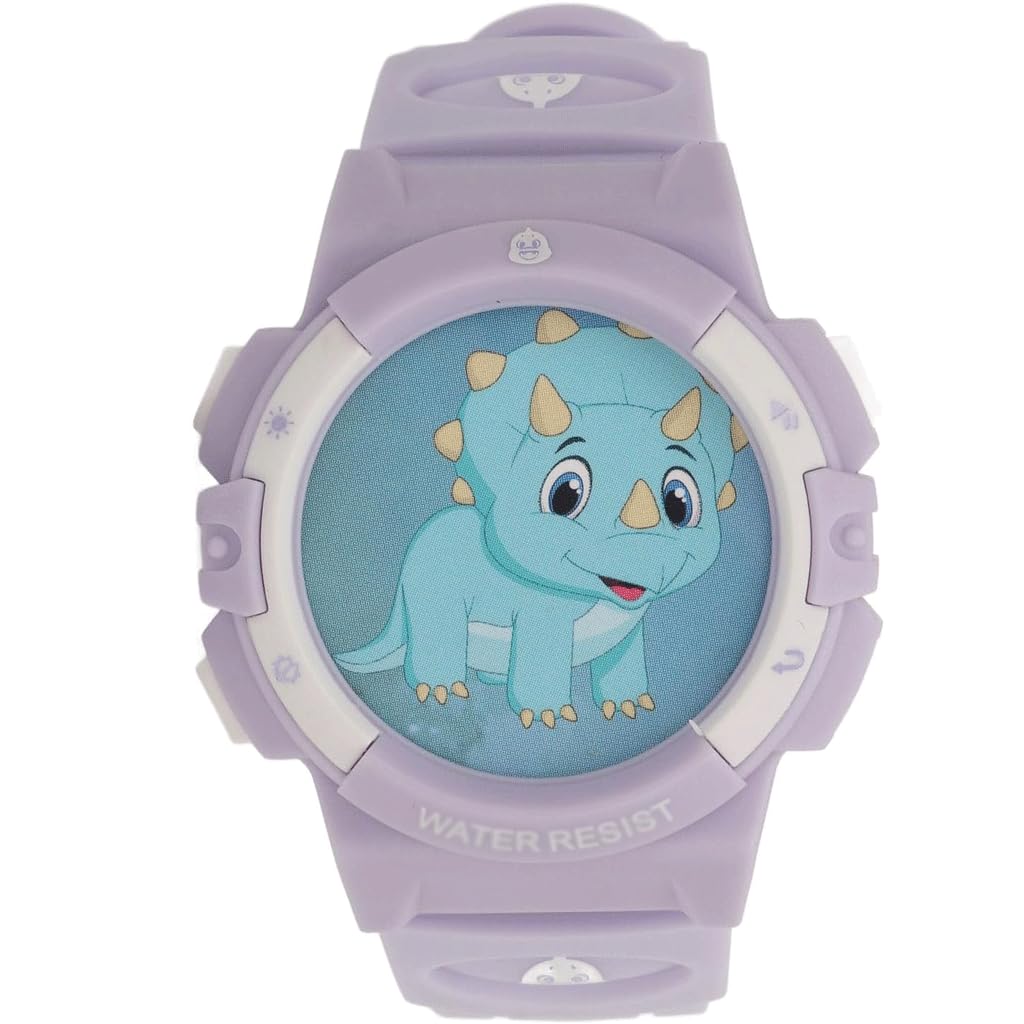 NALsa Montre numérique de Sport pour Enfants, Montre-Bracelet étanche, Calendrier avec Couvercle de Bande, Montre d'extérieur pour Filles, Bricolage
