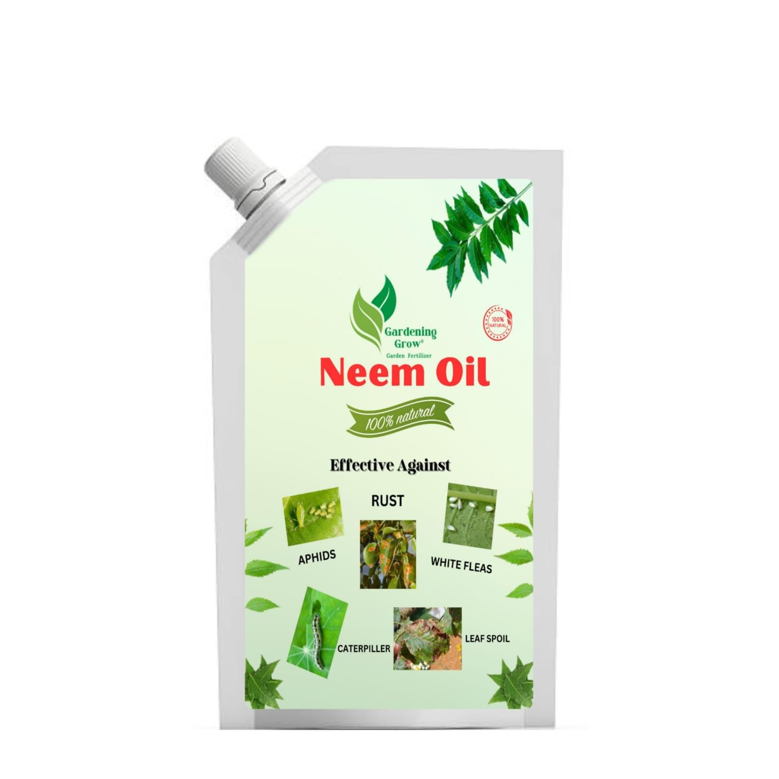 Gardening Grow Organic Cold Pressed Pure Neem Oil for Spray On Plants & Garden Pesticide Insecticide Fungicide for Organic Gardening | 500 ML (B0CP2529WP) Amazon Price History, Amazon Price Tracker
