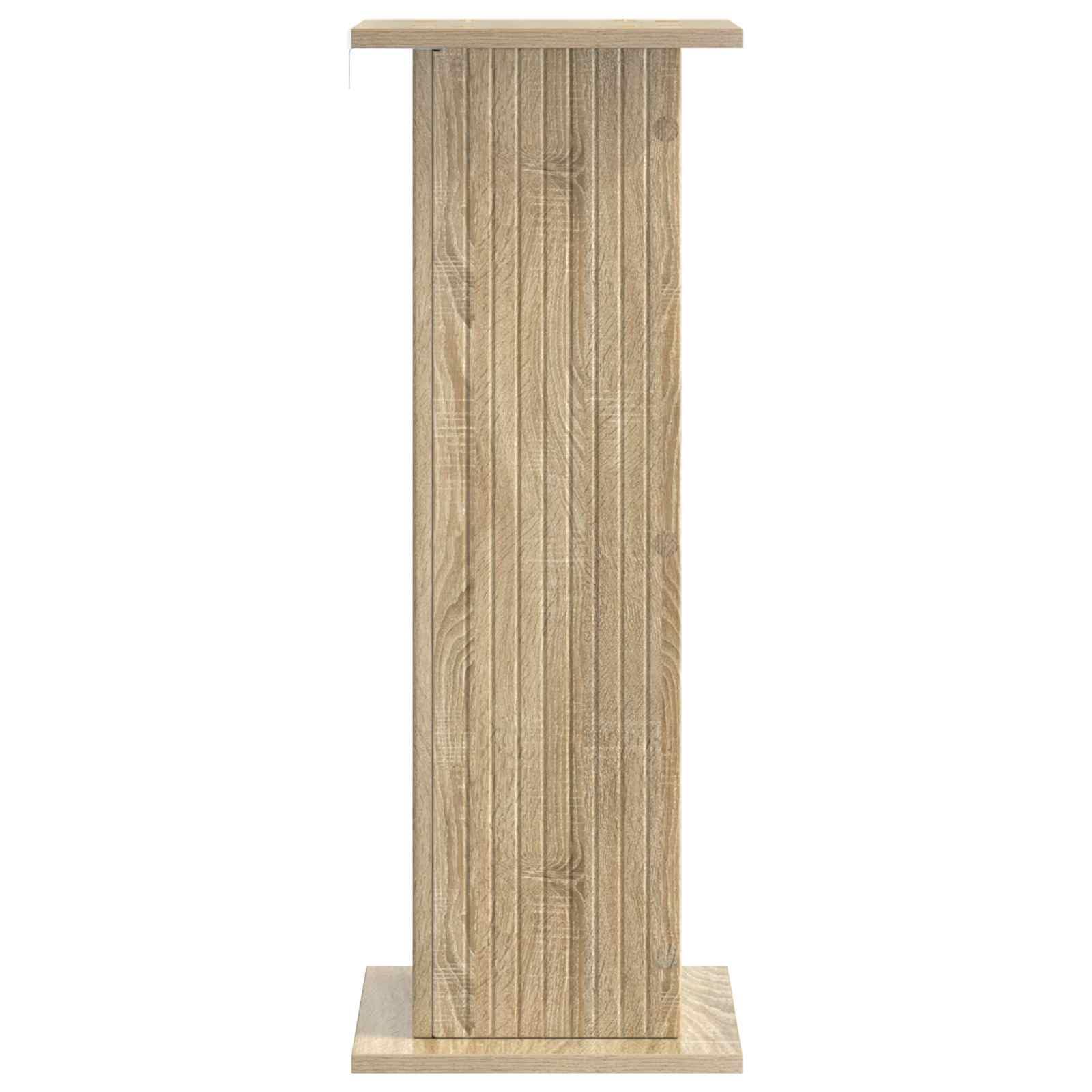 Stojak na rośliny Dąb Sonoma 30,5 x 30 x 80,5 cm z Drewna Inżynieryjnego