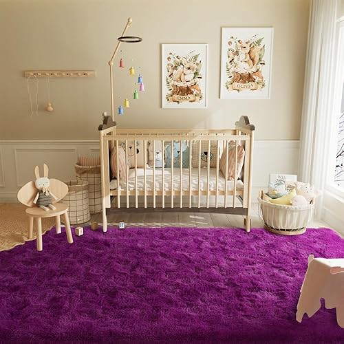 Miniatura 6 de LOCHAS - Alfombras de interior ultra suaves, esponjosas y modernas, para sala de estar, para el dormitorio de los niños, decoración del hogar,