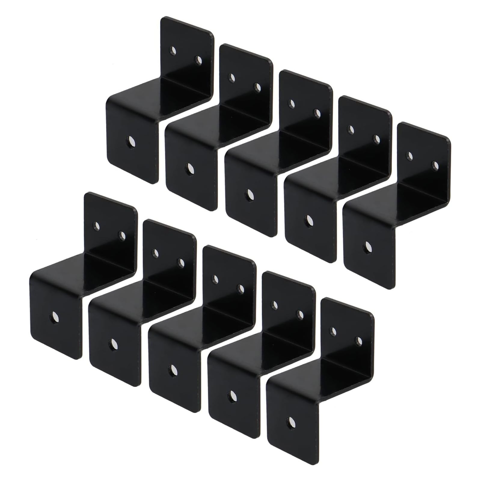 Coated Corner Brace Heavy Load Bearing Not Erosion Metal Brackets Upgrades for Bookshelves Cabinetry Shaped Steel Brackets