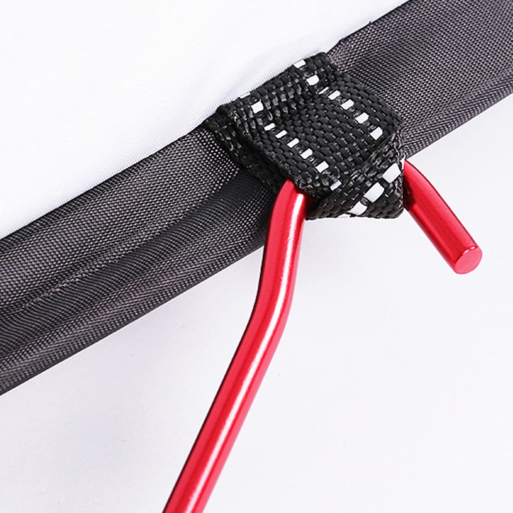 Paquet de piquets de Tente avec Sac de Rangement, Clou de Tente en métal léger, piquets de Camping Robustes en Alliage d'aluminium pour Le Jardinage, la randonnée, la Plage