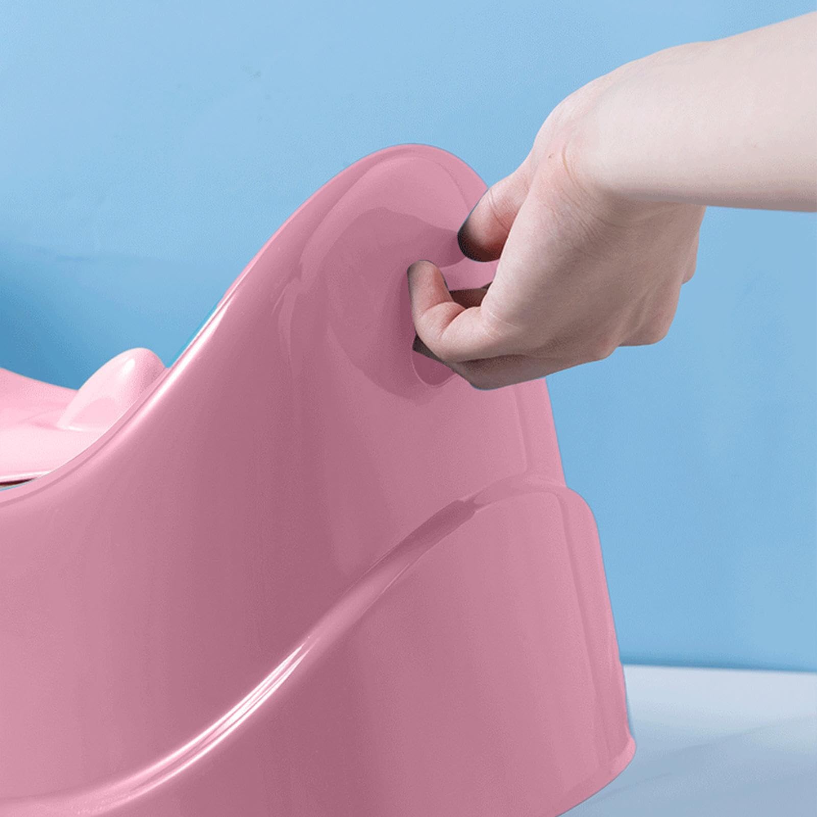 Nocnik dla dzieci – przenośny nocnik z osłoną zapobiegającą rozpryskiwaniu | się, trener łazienkowy dla chłopców i dziewcząt, toaleta na wycieczki, podróże, kemping