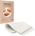 Hovico 130PCS Parchment Paper Baking Sheets, 9x13 Inch, Precut Non-Stick Parchment Sheets for Baking, Grilling, Air Fryer, Steaming, and More (Unbleached) - Perfect for BBQ, Picnic, Festival, Bread