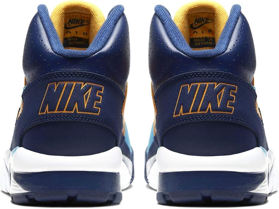 High-Top Nike Air Trainer SC in Blue Void and Blue Fury with Rugged Orange Accents4