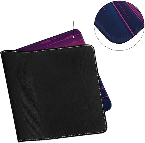 Miniatura 8 de Large Mouse Pad Synthwave Car Mountain Red Sun Vaporwave Desk Mat Computer Accessories Gaming Office Organizers Supplies Decor Essentials Keyboard