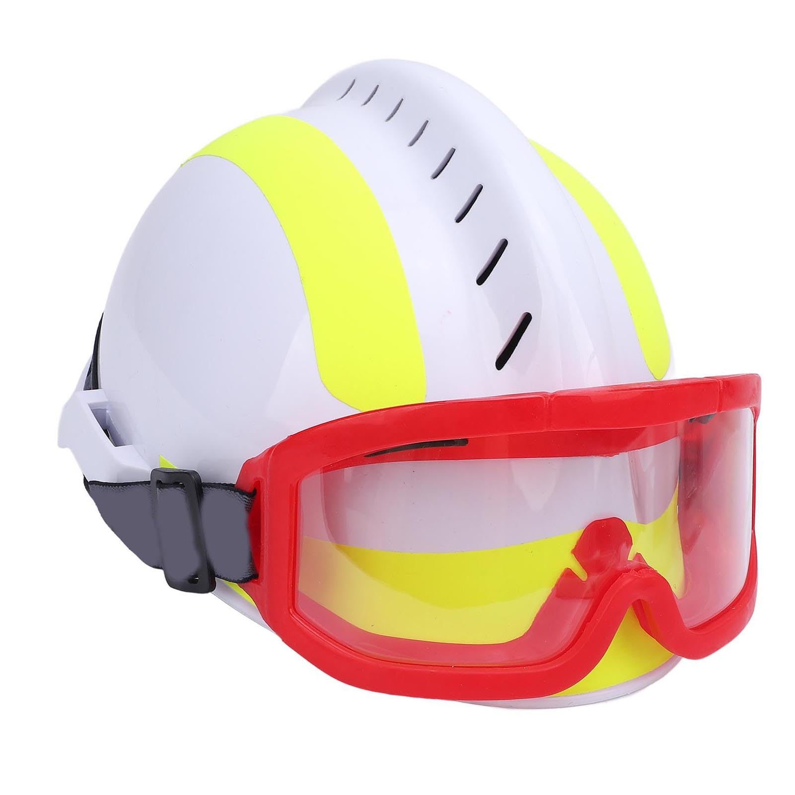 Duokon Rettungshelm PC-Sicherheitshelm mit Licht, Verstellbarer Passform,