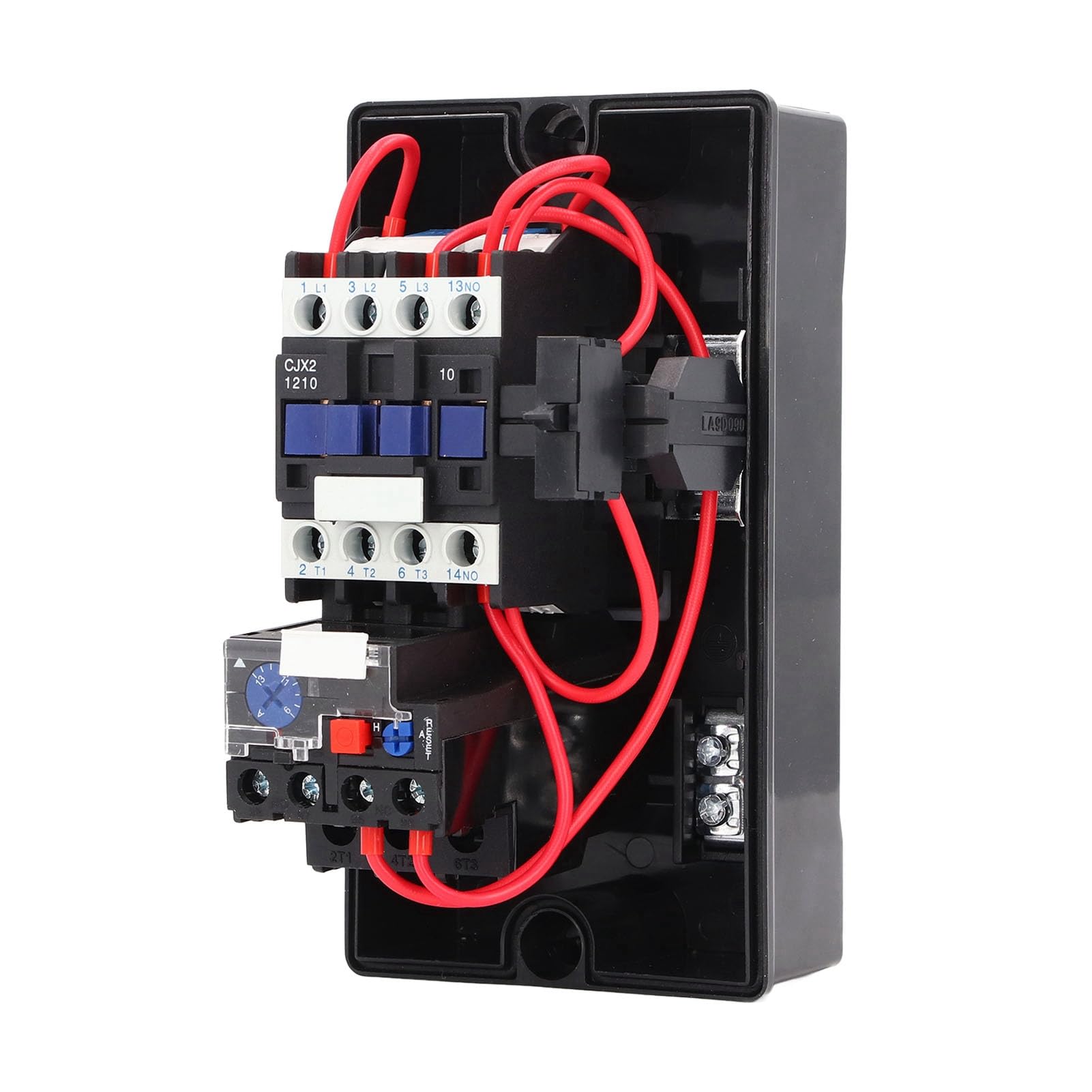 ASHATA Boîte de Commutation de Démarreur Magnétique Ignifuge 380 V 400 V 9-13 A, Interrupteur de Commande de Moteur électrique étanche
