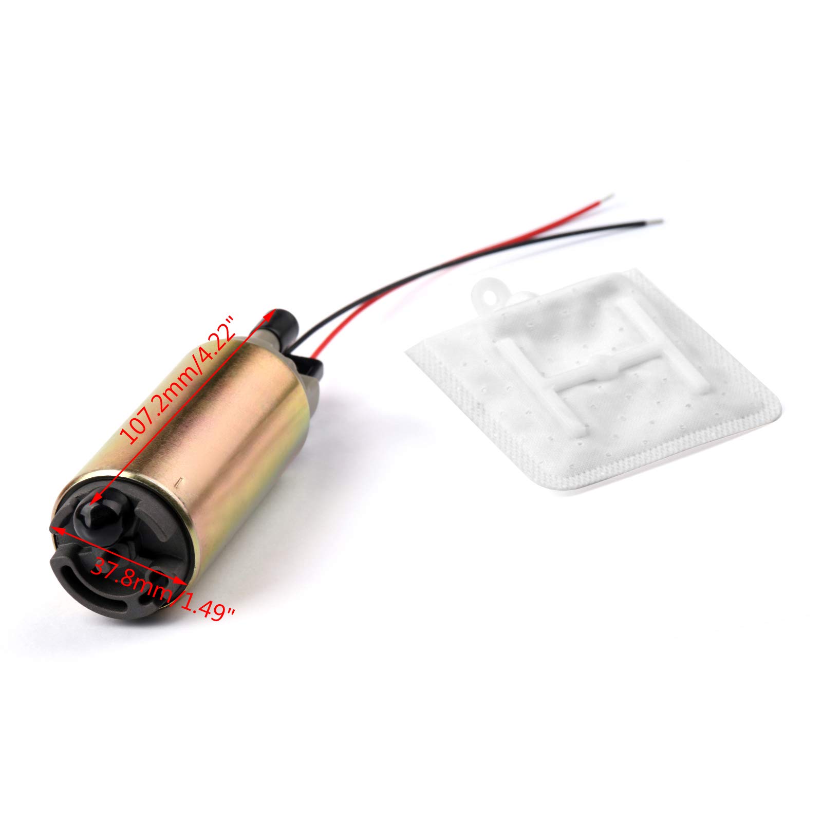 Topteng Pompa del Carburante Adatto per Suzuki AN400 Burgman 400 2003-2006 Adatto per VZ800 Boulevard M50 2005-2017