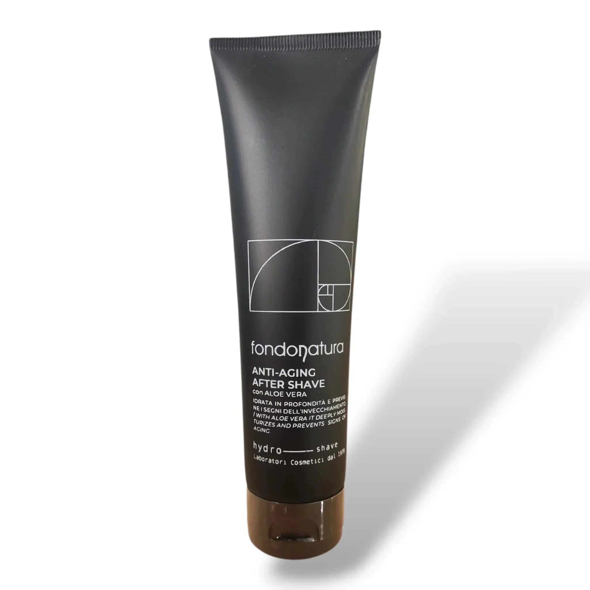 Fondonatura After Shave con aloe vera 100 ml anti-aging per pelle sensibile azione lenitiva elimina irritazioni