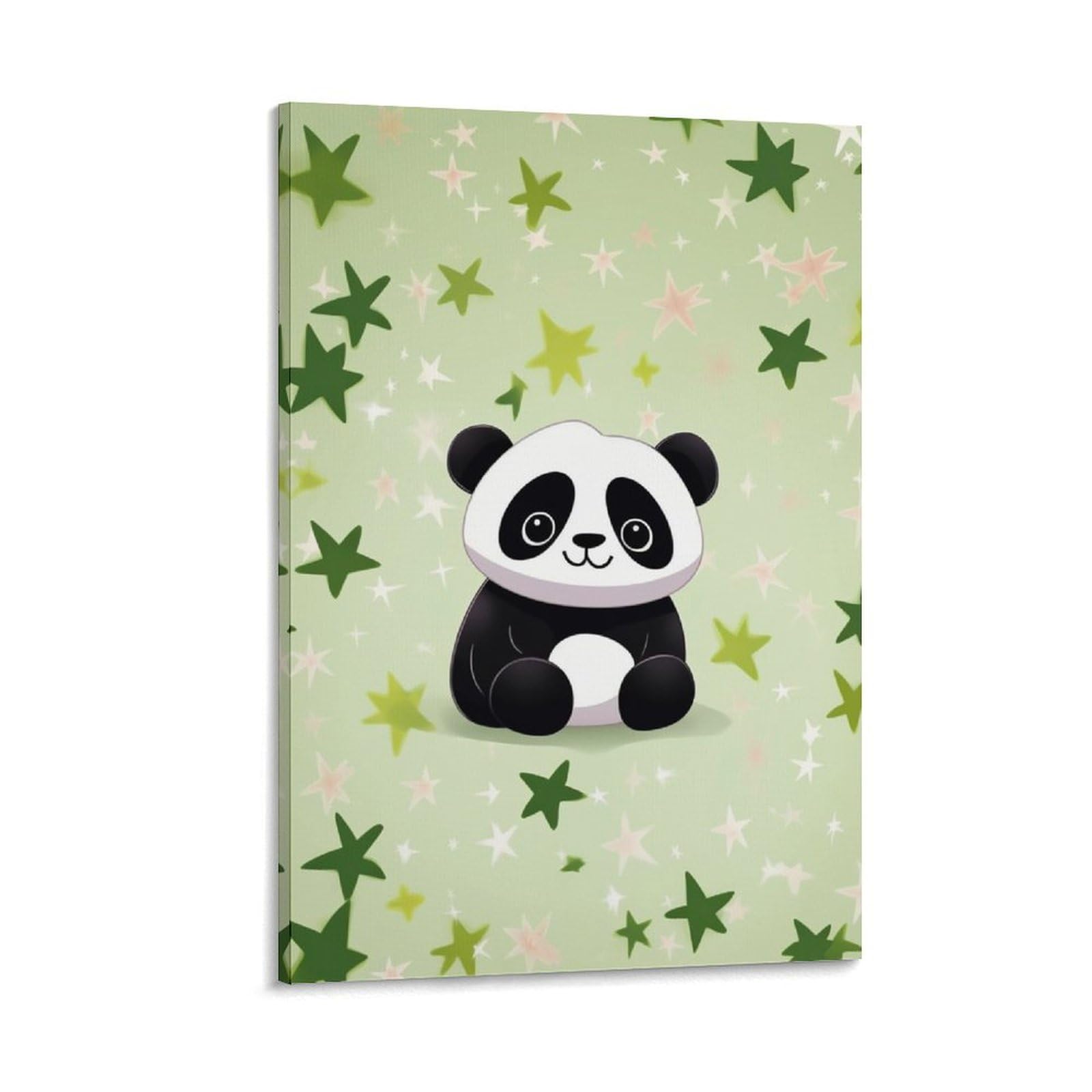 Panda Étoile Décoration Murale Imprimée pour Chambre Enfant et Adulte - 8