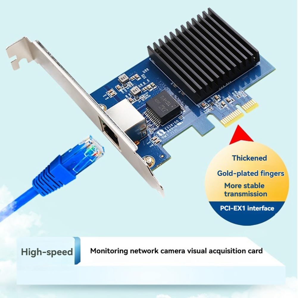 Amazon | Rhinozix 10Gb PCIe NIC ネットワークカード、シングル RJ45