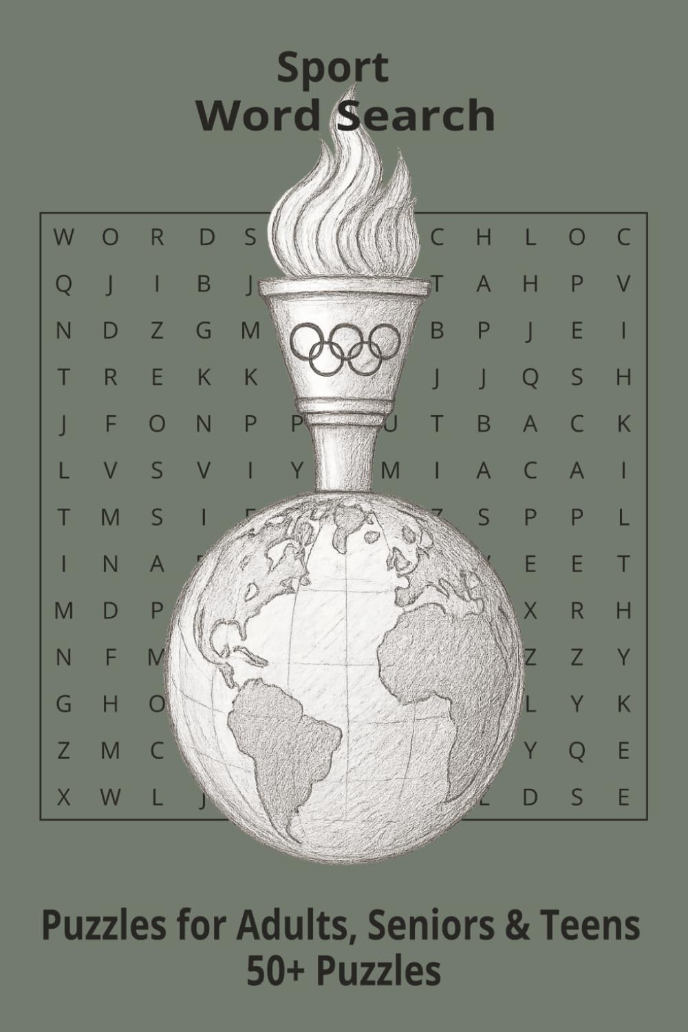 Sports Fan Word Search: Word Searches about Sport, Puzzle Book (6x9”, 111 pages, 50+ Puzzles,… Gift for Sport lovers, during Vacation, Holiday or Time to Relax