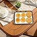 Baking Sheet Pan for Toaster Oven, Stainless Steel Baking Pans Small Metal Cookie Sheets by Umite Chef, Superior Mirror Finish Easy Clean, Dishwasher Safe, 9 x 7 x 1 inch, 3 Piece/set