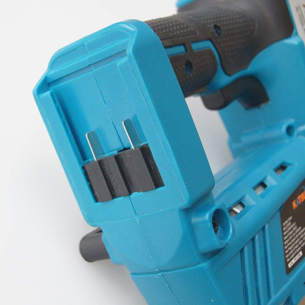 KATSU Tools Pistola cucitrice chiodatrice a batteria industriale 18V con batteria 2.0Ah, compatibile con chiodi 18GA, inclusi chiodi 200 x 40 mm e graffette 200 x 32 mm