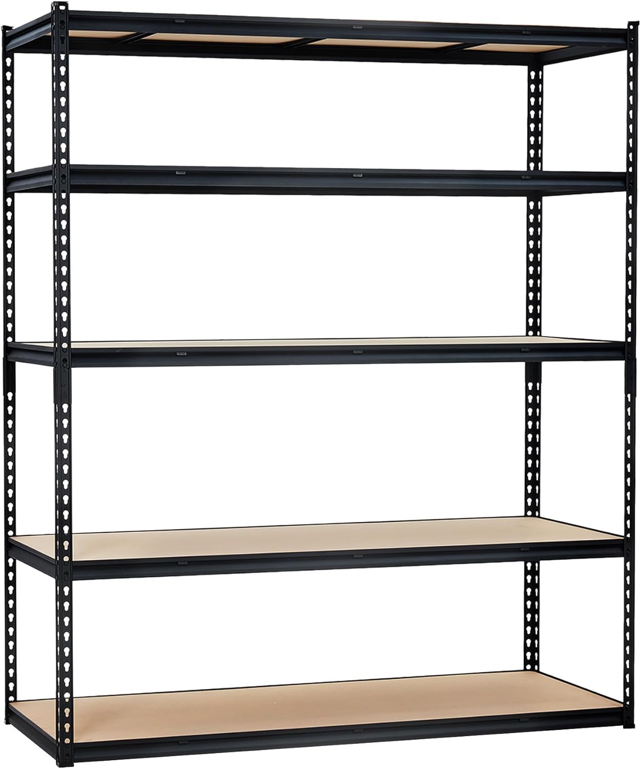 PeakPursuit Storage Shelving Unit, 5-Tier Adjustable Metal Storage Shelves, 30" L x 12" W x 60" H Heavy Duty Garage Storage Shelves for Kitchen Pantry Basement Bathroom Laundry