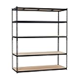PeakPursuit Storage Shelving Unit, 5-Tier Adjustable Metal Storage Shelves, 60
