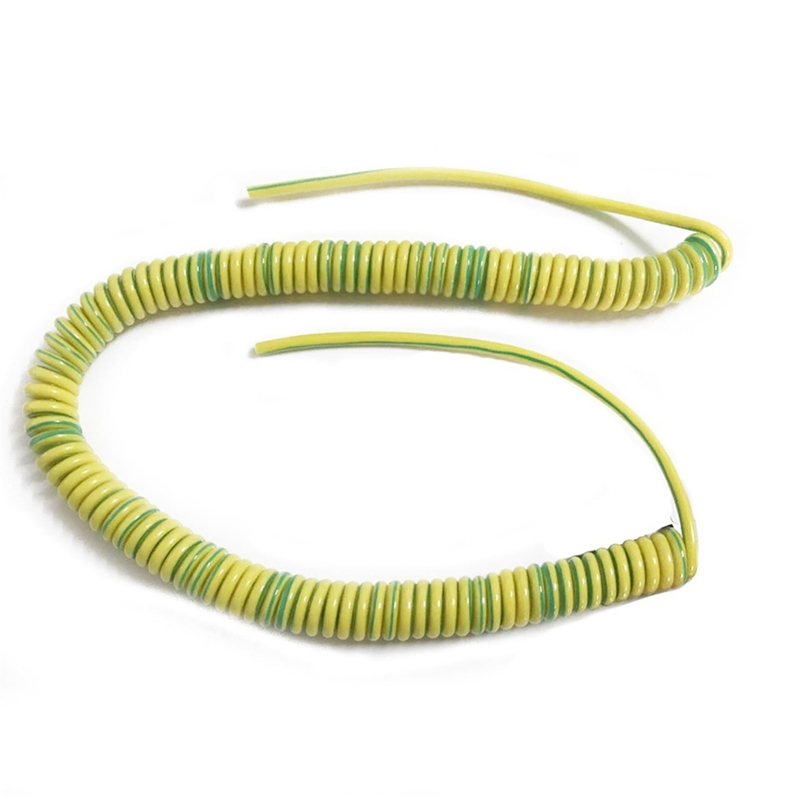 PALKSEUC Spring Spiral Spiral Expandable Wire, Retractable Coiled Power Cable Single Core 2.5mm2 3 meters