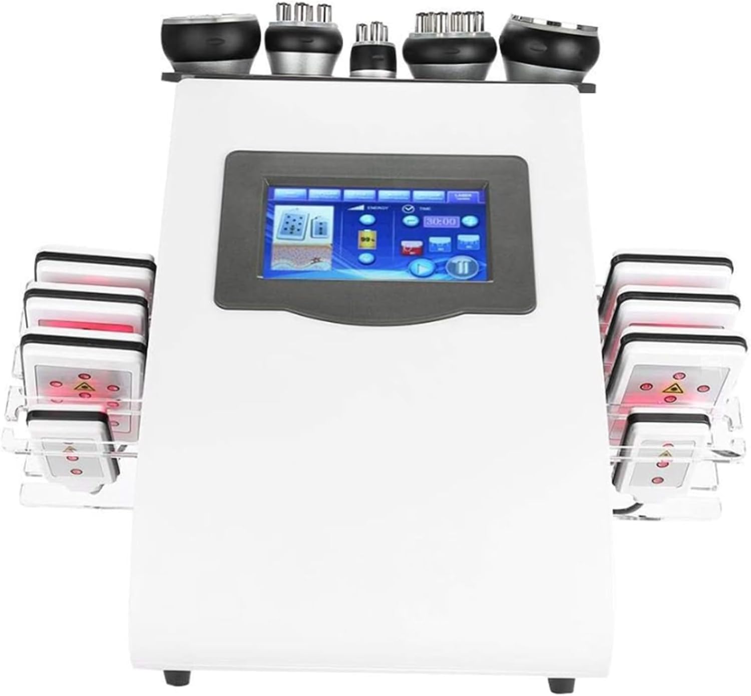 LIBRACTA Maquina De Cavitación, Máquina del Cuidado Piel 6 En 1 40K, Masajeador De Belleza Facial Corporal Multifuncional, para Piernas De Cintura del Vientre