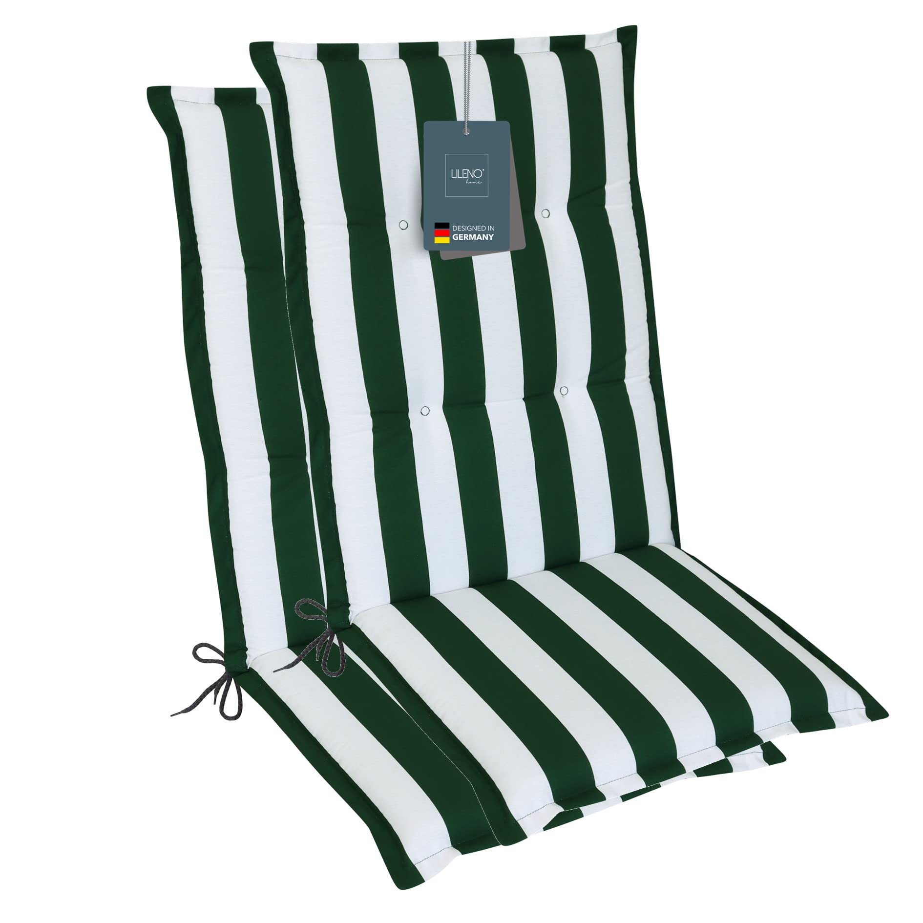 LILENO HOME Tuinstoelkussens met hoofdkussen [2-delige set - stoel met