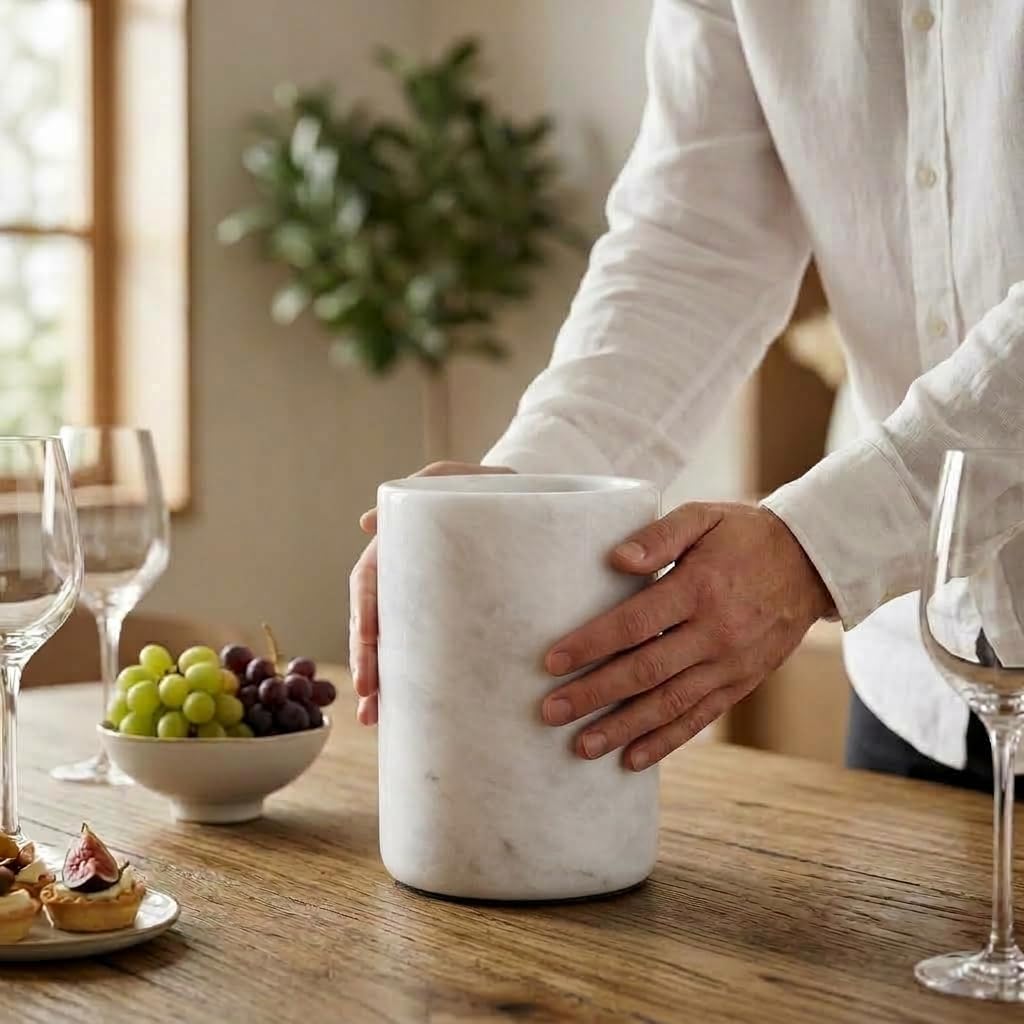 Radicaln Marble Wine Chiller Bucket for 750ml Wine & Champagne Bottles — Amazon image 4