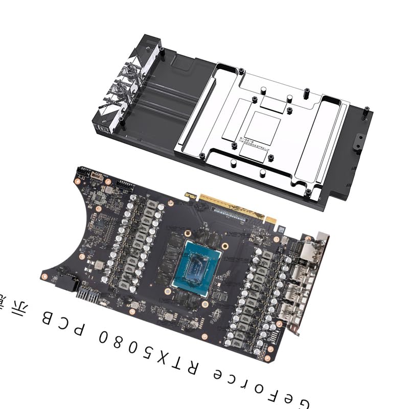 Image of Copper GPU Water Cooling Block GPU Waterblock for Asus ROG Astral RTX 5080 16 Gaming