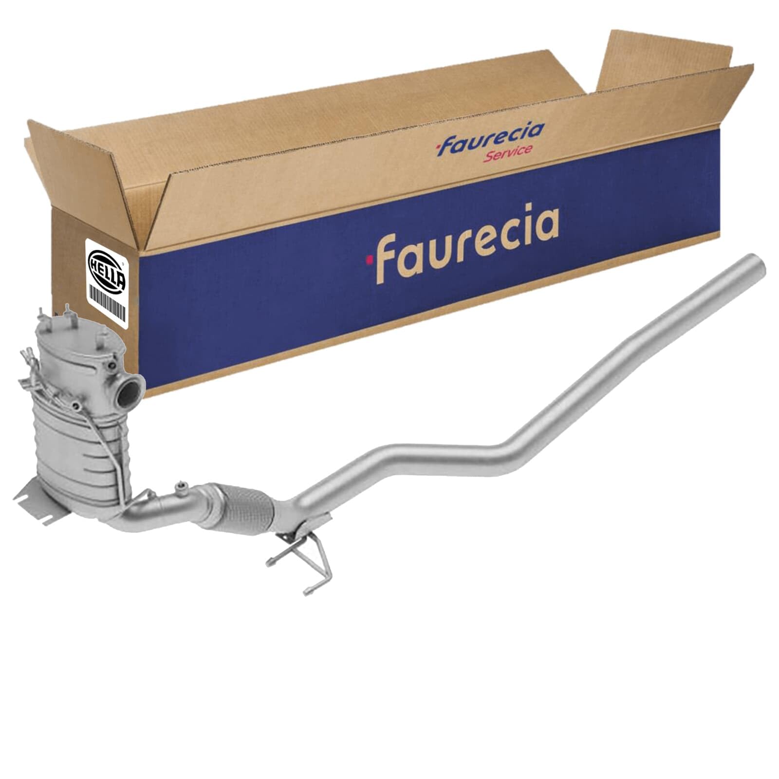 HELLA 8LH 366 081-431 Filtr cząstek - Easy2Fit® Kit - Euro 5 - dwuczęściowy - Komplet z elementami do montażu (dla krótkich i dlugich podróży) - dla m. in. VW TIGUAN (5N_)