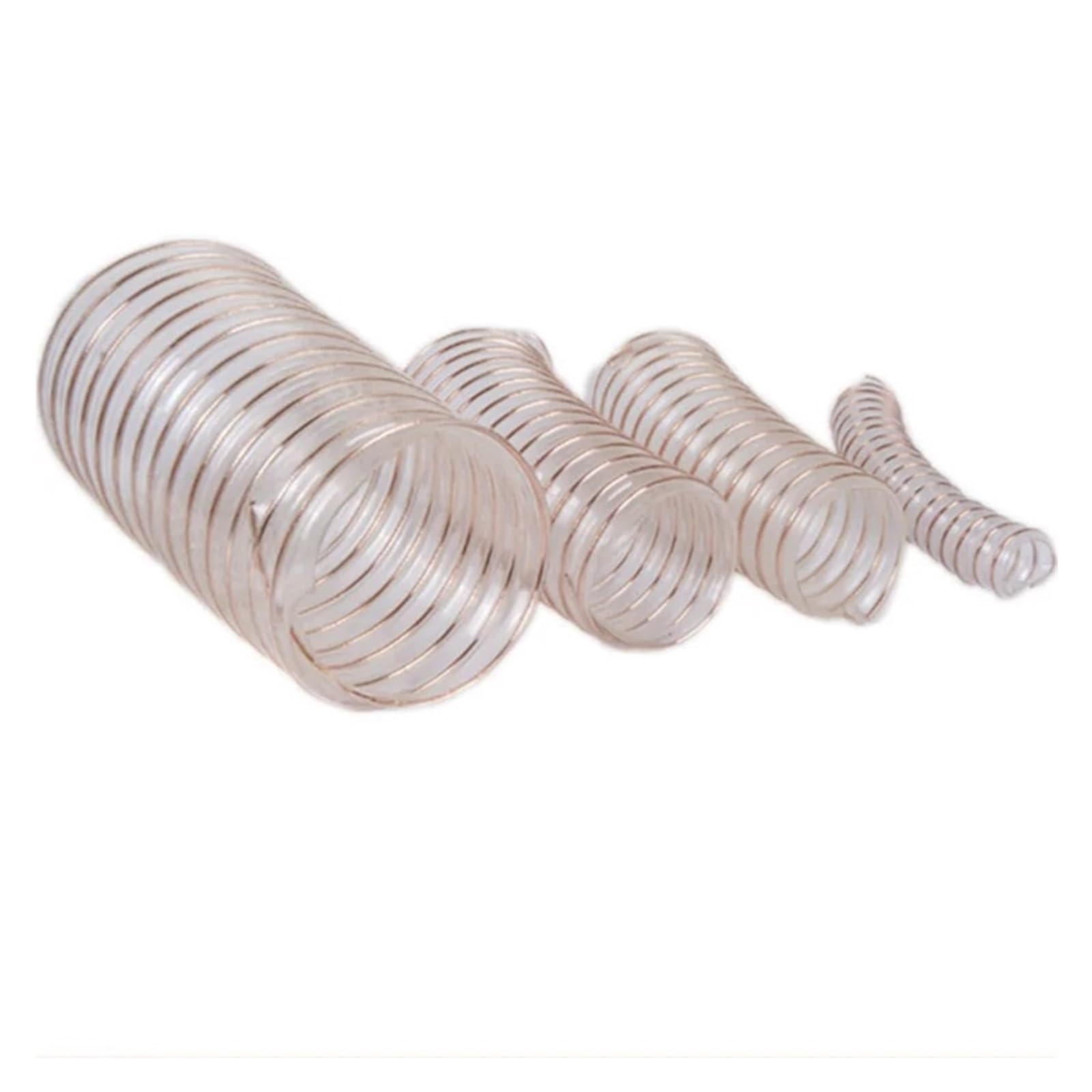 Flexible Polyurethane Ducting Hose 1pcPU Flexible Polyurethane Ducting Hose Inner Diameter 25-200mm * 0.93mm Telescopic(80mmx0.93mmx1meter)