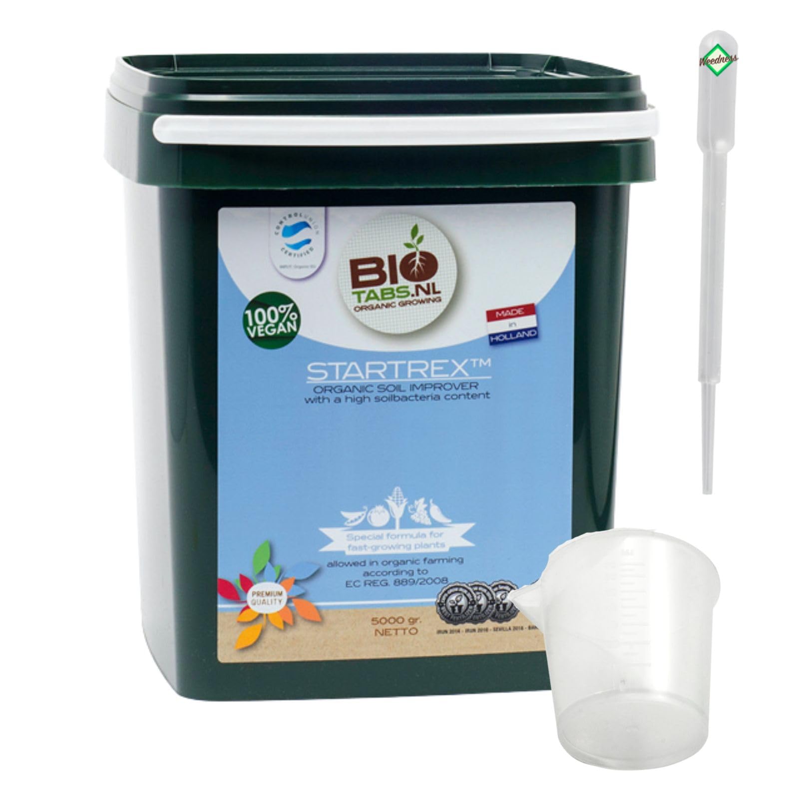 Weedness BioTabs Startrex 5000 g - Naturdünger Grow Flüssig Bio Orchideen Bonsai Organische Dünger