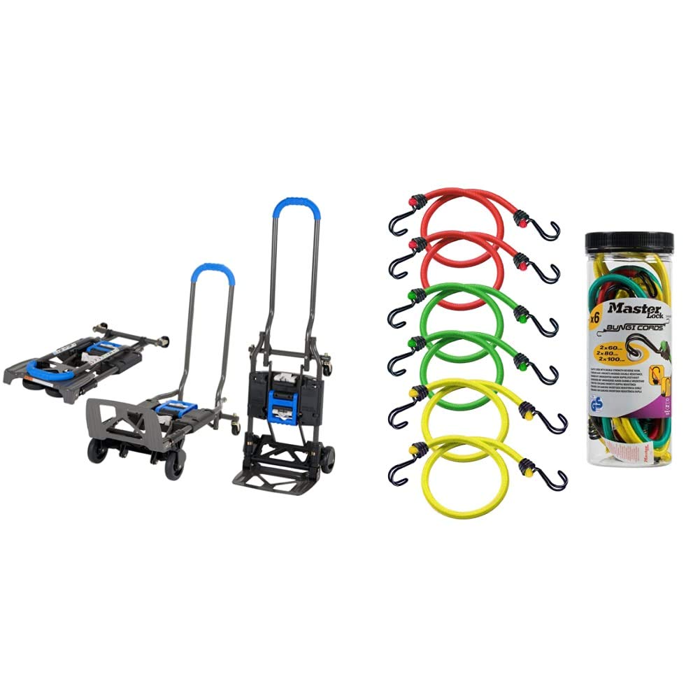 Diable de manutention COSCO pliant et tendeurs Master Lock contre la fatigue