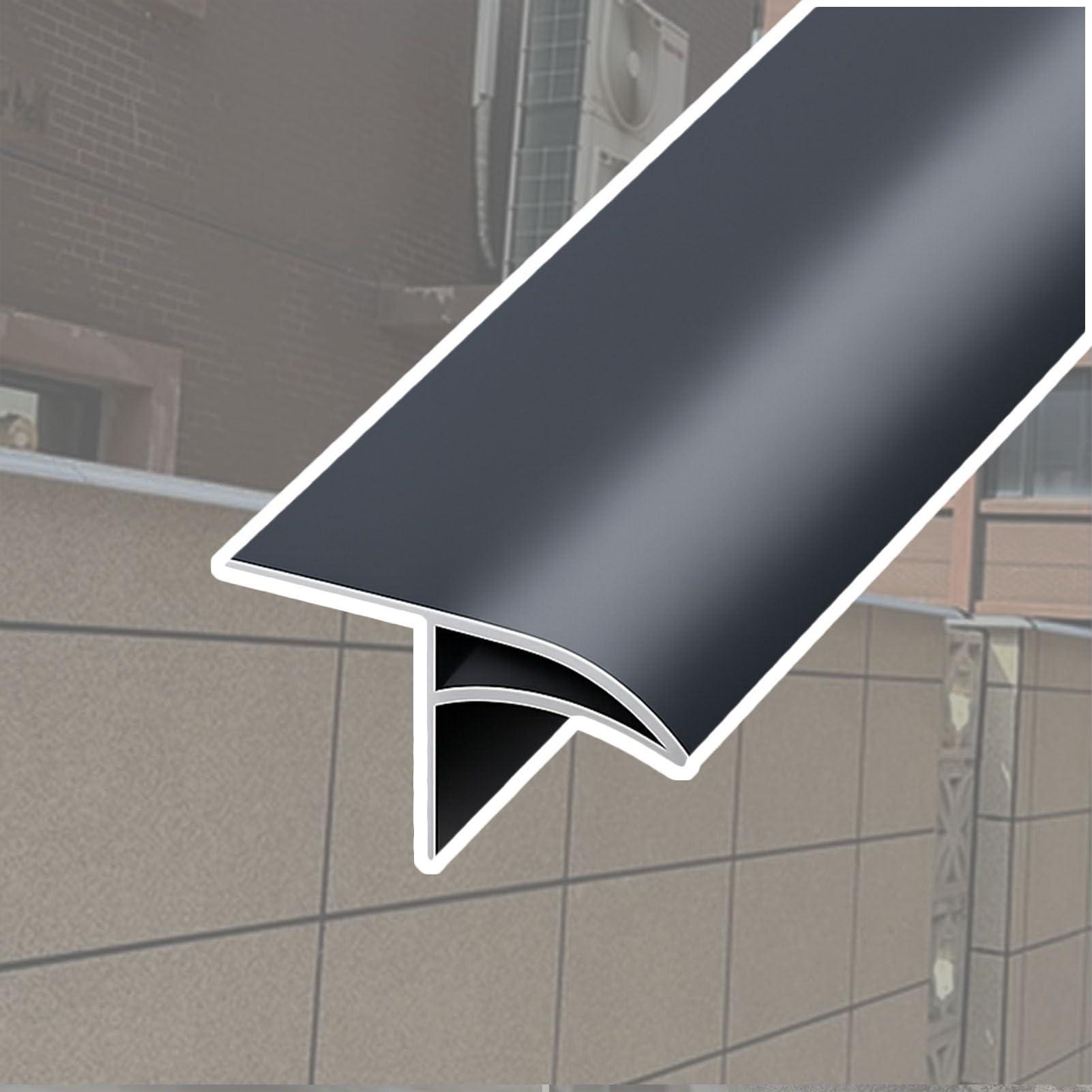 vierteaguas muro exterior Línea de goteo para aleros, tira metálica de 30 50 mm de ancho, deflector de techo para pared de patio, desviador de canalón lluvia(Gray,W 50 MM L 160 CM)