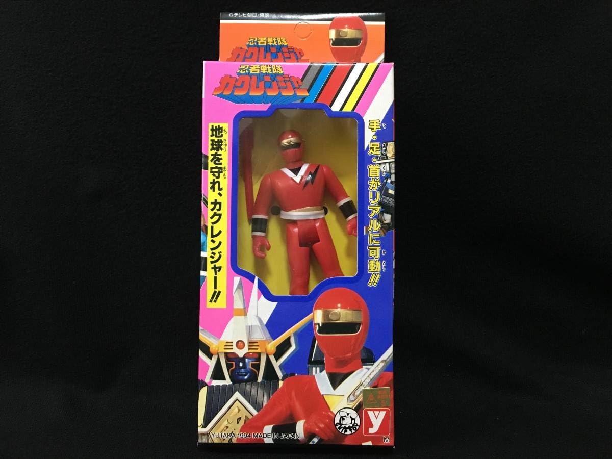 【超激レア】忍者戦隊カクレンジャー　ニンジャレッド　ミニフィギュア 超合金 忍者戦隊カクレンジャー ニンジャレッド - メルカリ