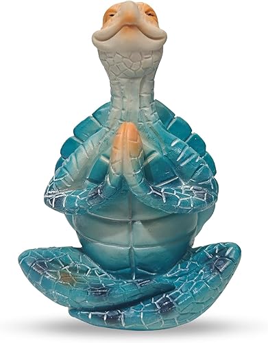 Decoración de tortuga marina de resina, accesorios de meditación zen, estatuas de adorno de tortuga costera para decoración del hogar, habitación