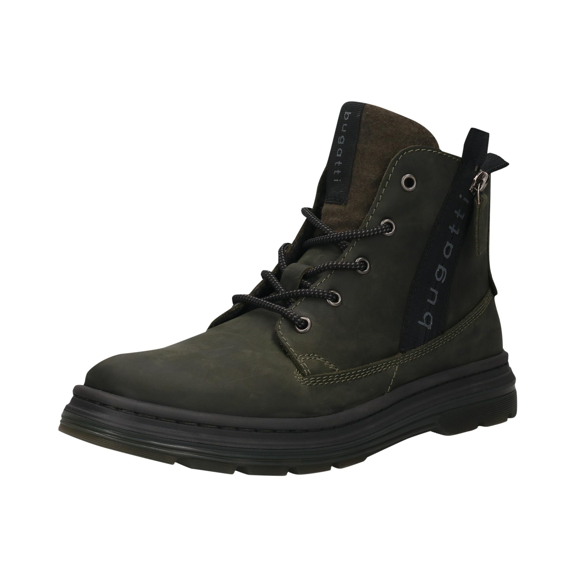 bugatti Men's Cold Lining Boots, 321-AUC30, Dark Green, 43, dunkelgrün, 9 UK