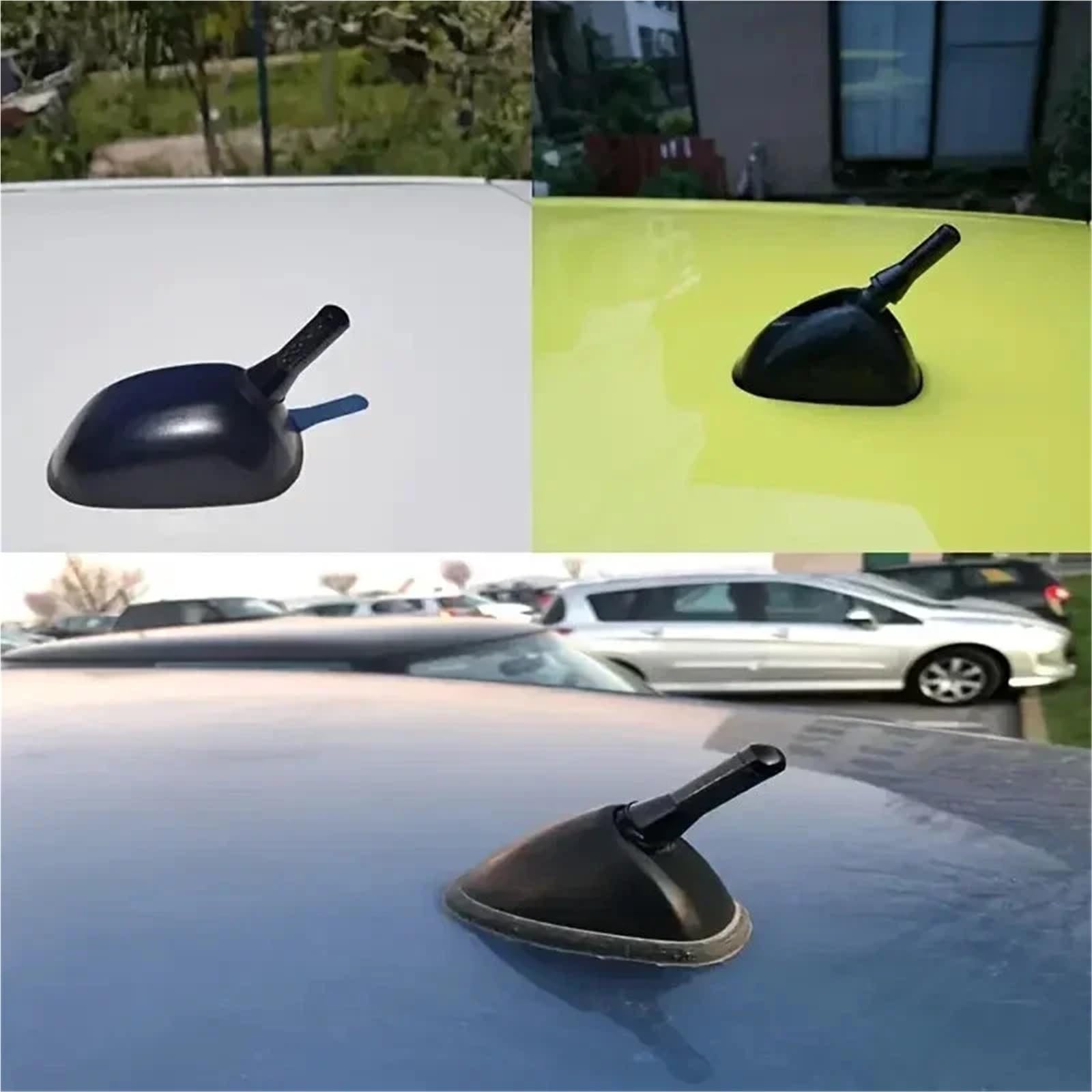 Antenas para vehículos Antena de Techo Universal con Adaptador M4 M5 M6 y Tornillos. Compatible con BMW, Mini y Audi. Antena de Coche