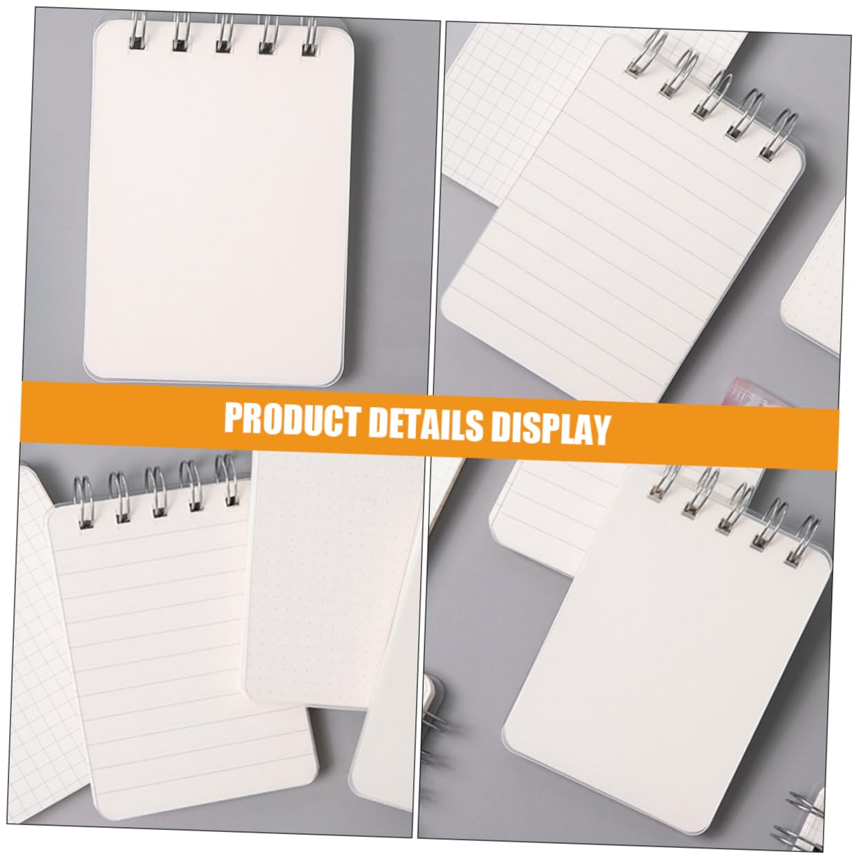 Artibetter 5 Set Mini Taccuino Portatile Governato Notebook Di Diario Spirale Del Notebook Minuscolo Scuola Memo Blocco Mini Note A Spirale Piccoli Blocchi A Spirale Carta Bianca 4 Pezzi*5