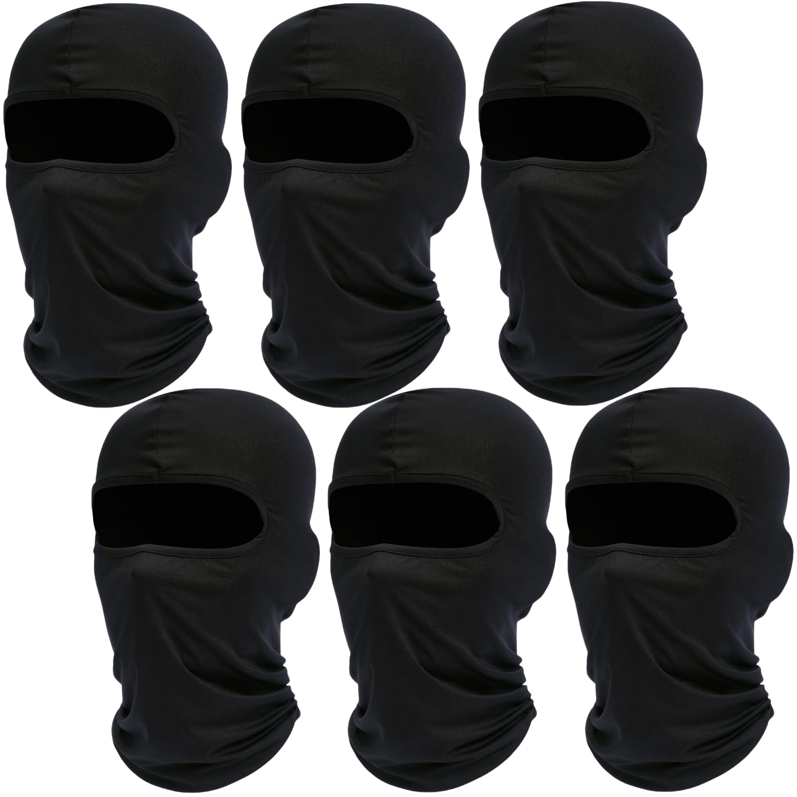 6 Pack Ski Mask Balaclava for Men Women Full Face Cover Mask Pooh Shiesty Masks Sun and Winter Protection
