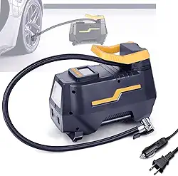 Car Home Dual-use com Bomba de Inflação leve, com Visor de Pressão Dos Pneus, Vem com dois plugues, 45 Segundos Cheio de Gás, Mini Compressor de Ar, com Calibrador de Pneus Portatil