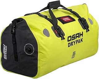 Motorrad wasserdichte Trockentasche 60L – Rolltop-Hecktasche, großer Stauraum, für Camping, Kajak, Angeln, Reisen & Offroad – Grün