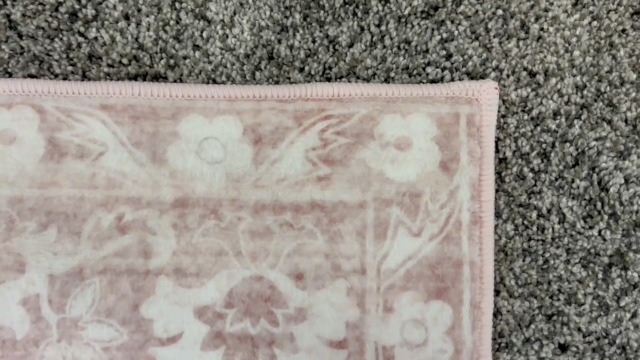 Tapete decorativo rosa Boho 213x152 cm para habitación niña miniatura 7