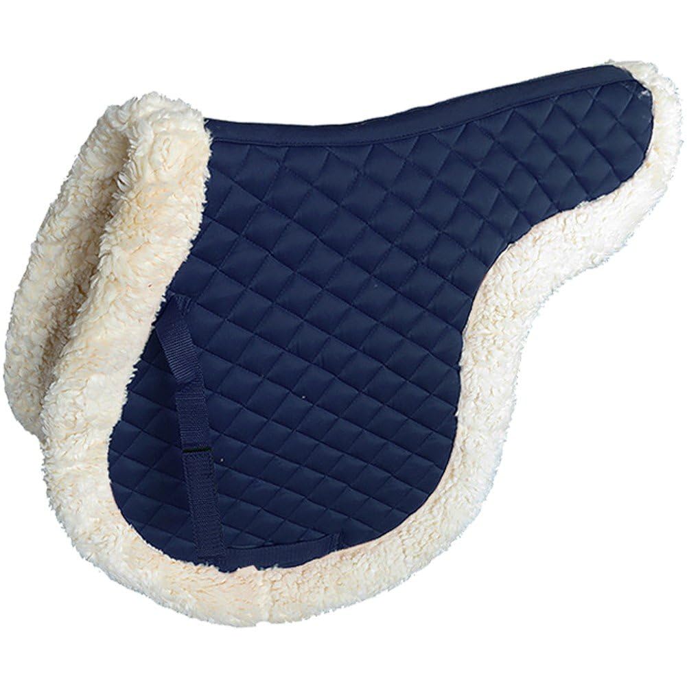 Mantilla Cuadrada De Ante De Felpa - Mantillas Inglesas para Caballos - Equipos Y Accesorios para Equitación Ecuestre
