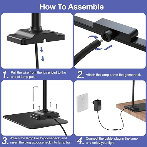 Miniatura 7 de KableRika Lámpara de escritorio para oficina en casa