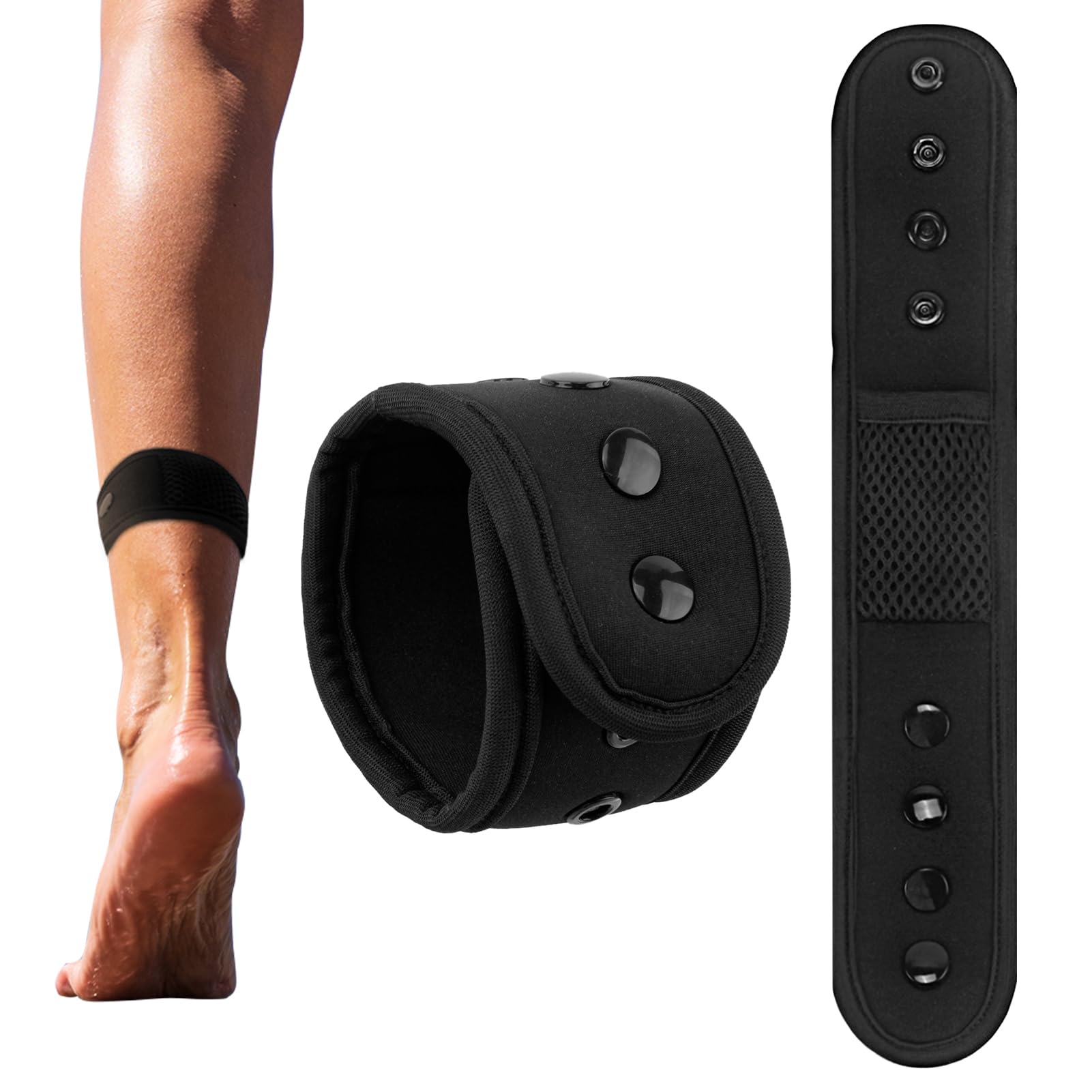 Ankle Band Fitness Pedometer for Men&Women,Compatible with Fitbit Flex 2/One/Zip/Charge 2 3/Alta HR or Garmin Vivofit/2/3/4/JR Fitness Tracker,