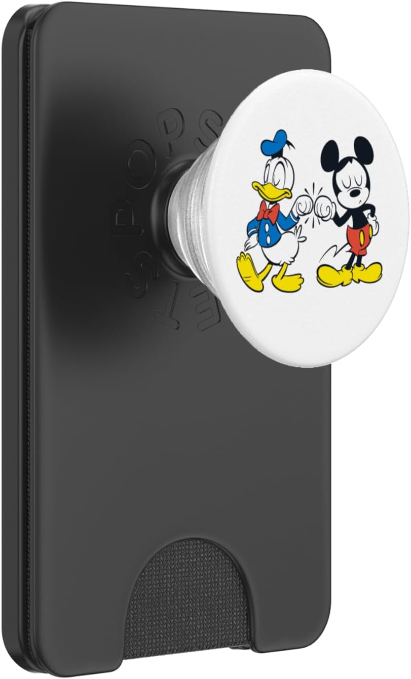 Disney Mickey Mouse and Donald Duck Best Friends PopSockets PopWallet for MagSafe