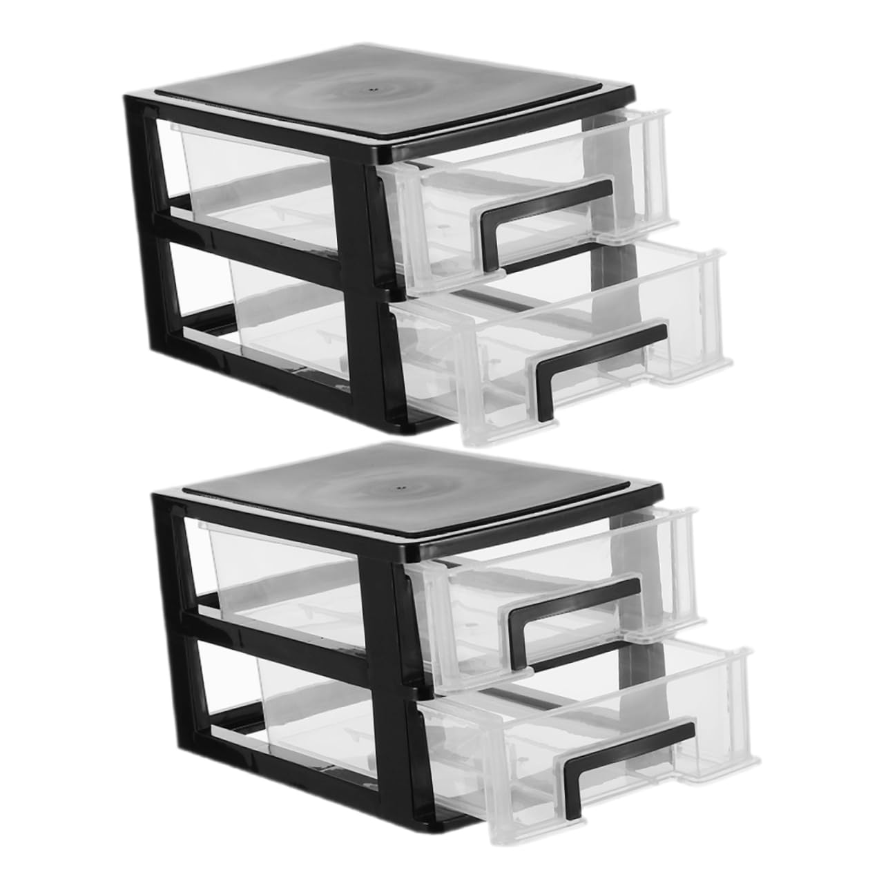 2 Stück Aufbewahrungsboxen aus Kunststoff und Abs Hosenorganizer für Kleiderschrank Einfacher Stil mit Glatter Oberfläche für Büro und Schule