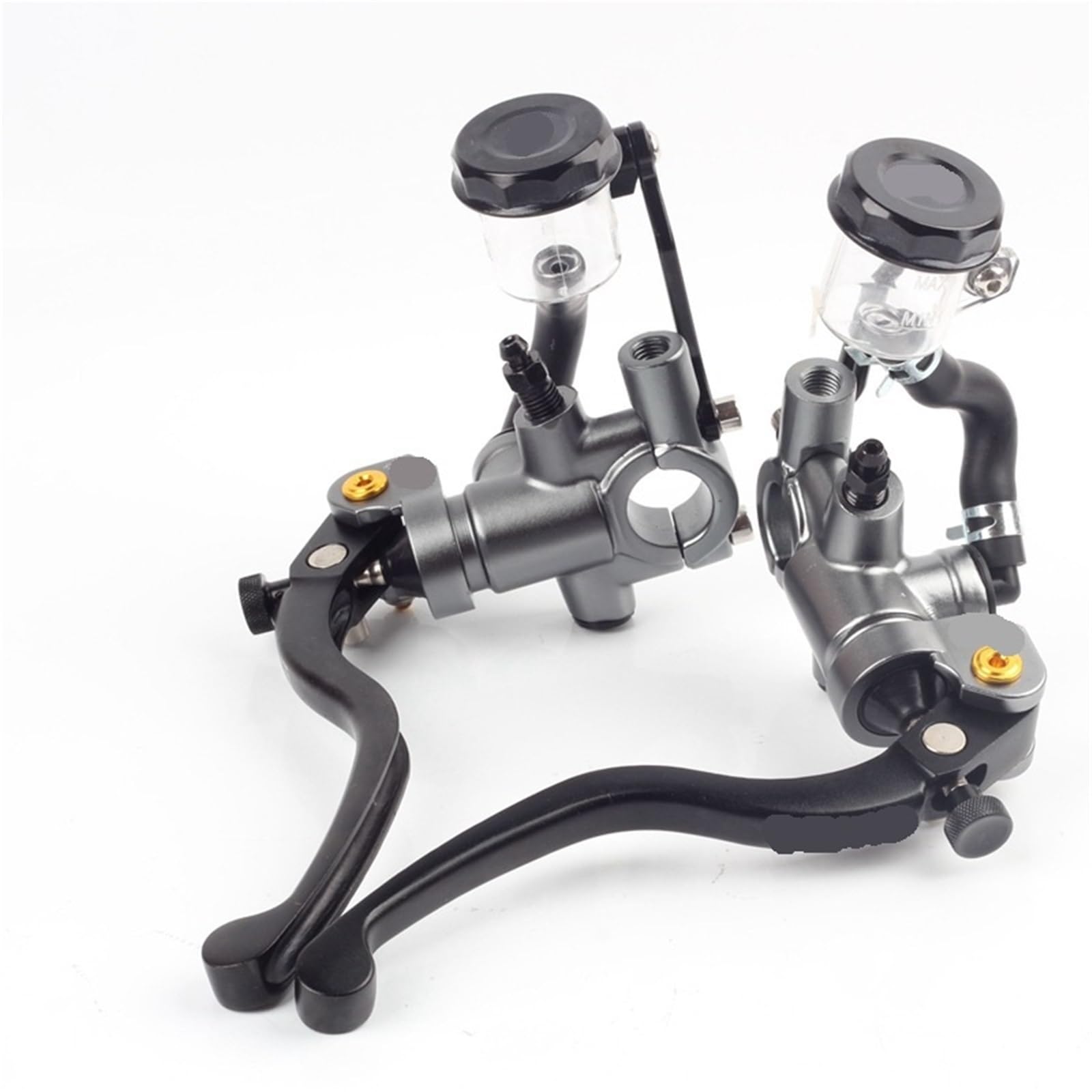 Hsyduhae Titanium Motorbike Brake Levers Fit For Yamaha For Kawasaki For Suzuki Motorcycle Brake Scooter Clutch Px1 Pump Lever Radial 17.5Mm(Titanium)