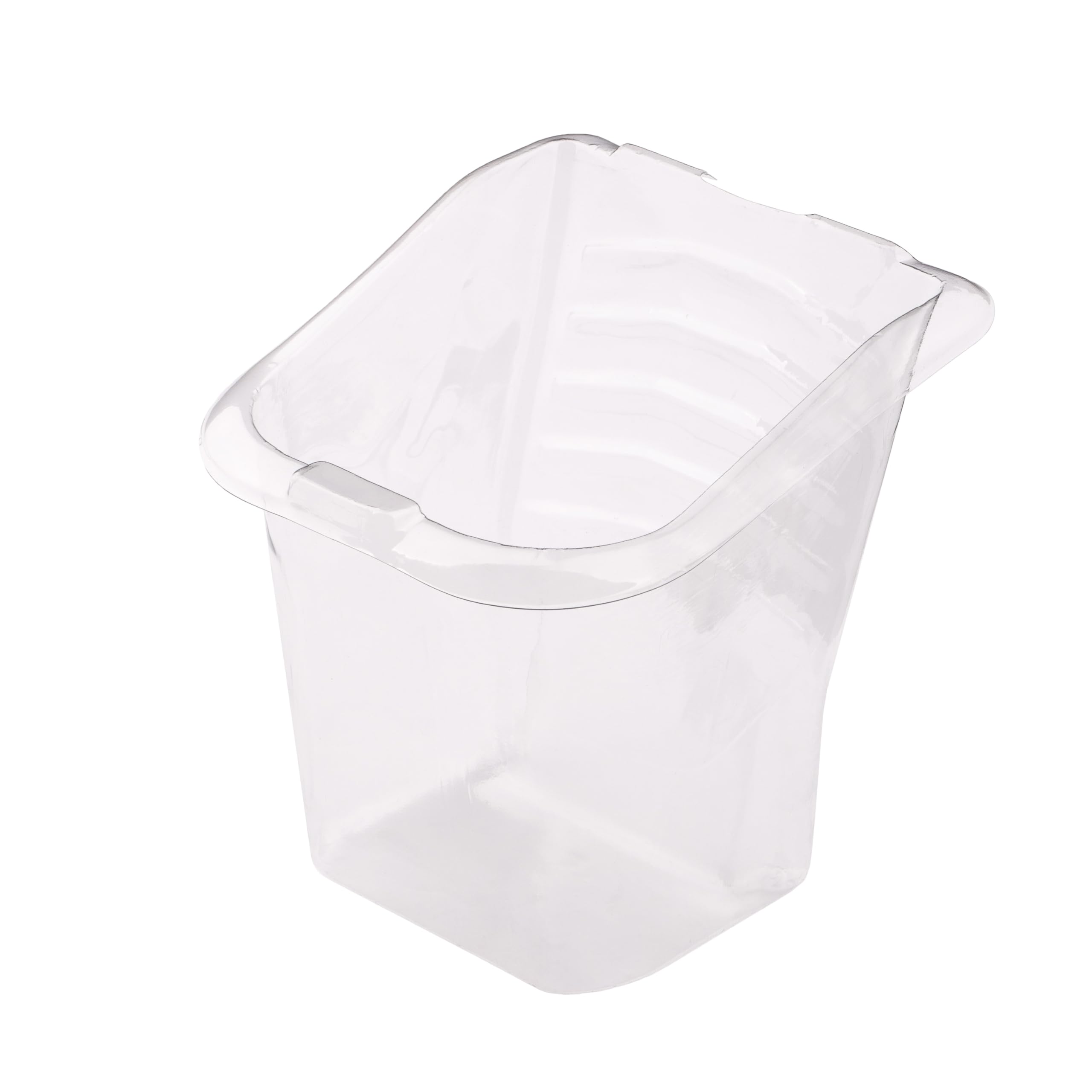 MIVOS Seau À Peinture avec 5 Inserts - 1l Pot À Peinture - Poignée Réglable - Seau en Plastique - Seau De Chantier avec Rainures Spéciales - Orange - Plastique Robust - Made in EU
