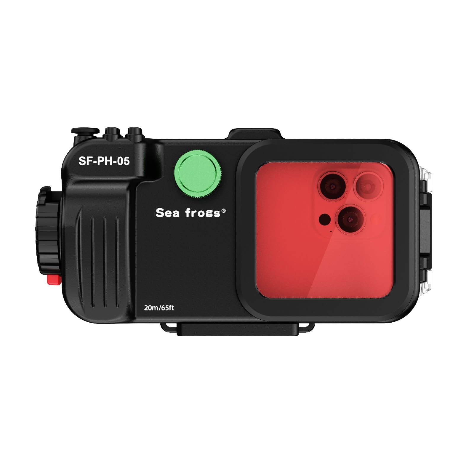 HolaFoto Seafrogs SF-PH-01 PRO + Filtre Rouge Boîtier étanche Pour Téléphone Portable Et IPhone